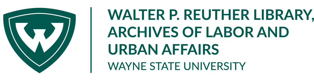 Official logo of Wayne State University and the Walter P. Reuther Library
